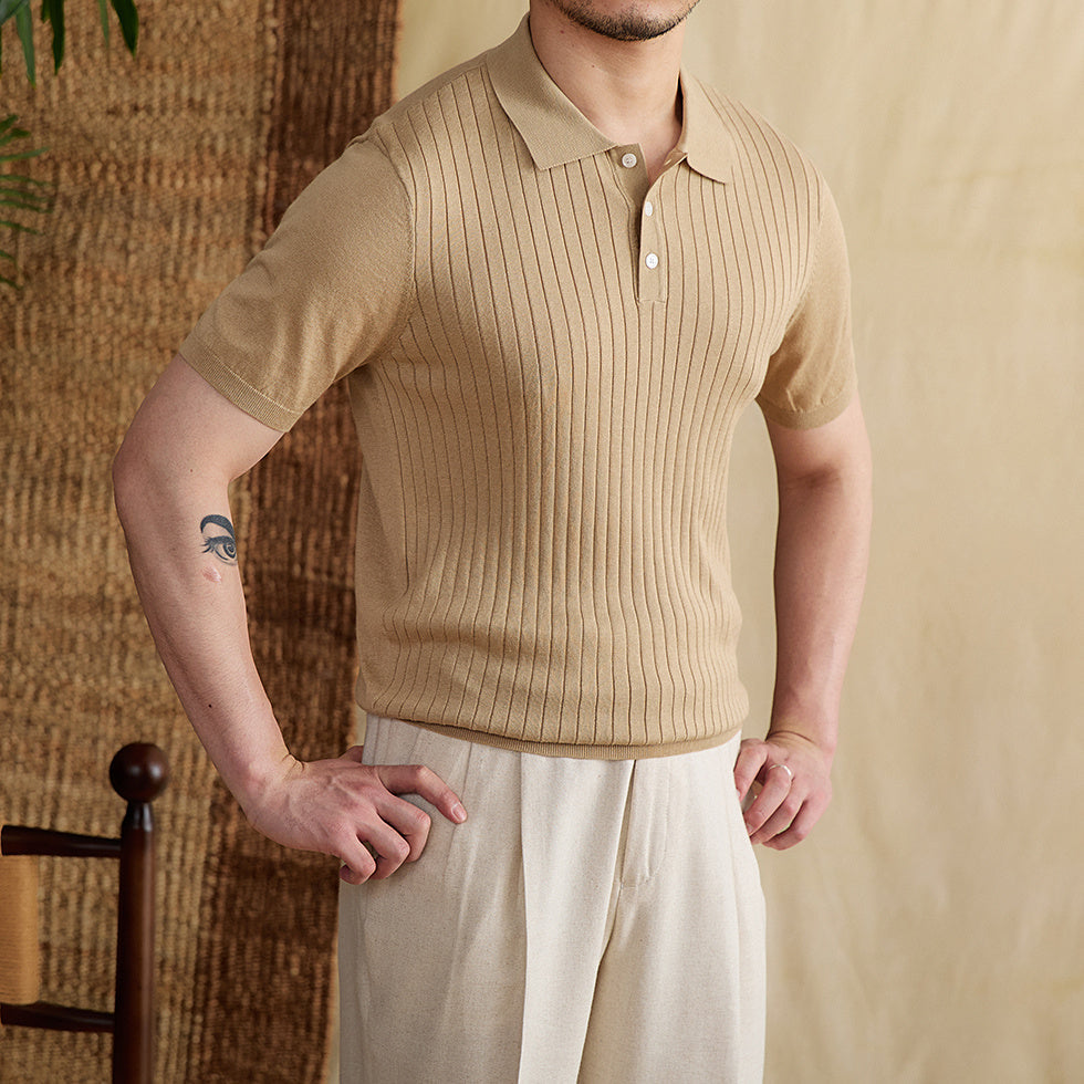 Oud Geld Poloshirt Heren 6