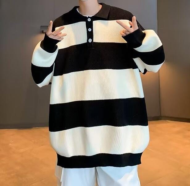 Archie - Retro Polo Sweater 5