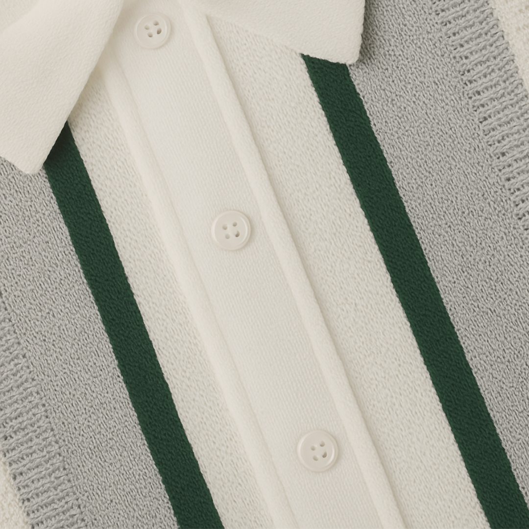Bruno - Stijlvol gebreide zomerpolo -shirt 2