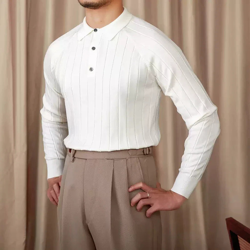 Charlton - Polo shirt met lange mouwen 7