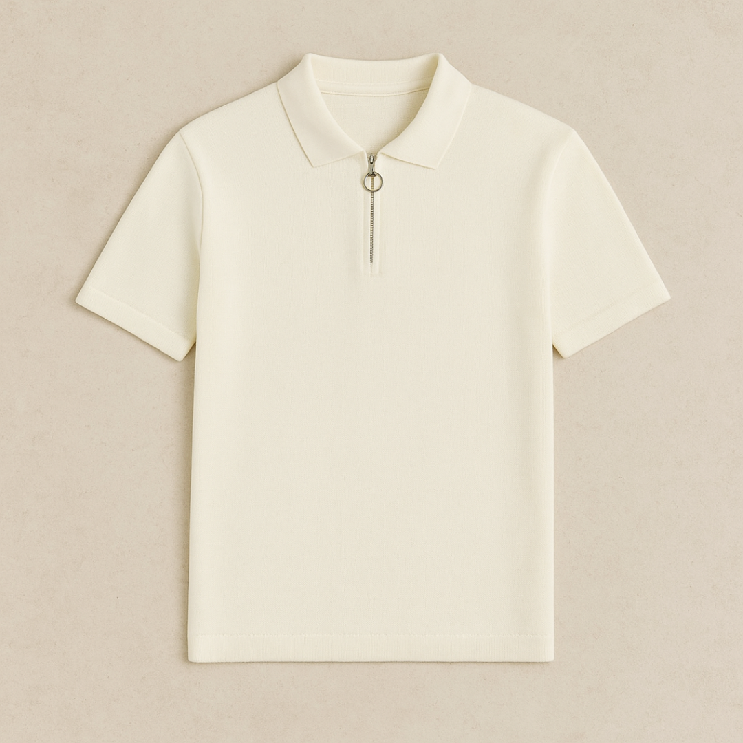Elegant gebreide zomerpolo shirt 2