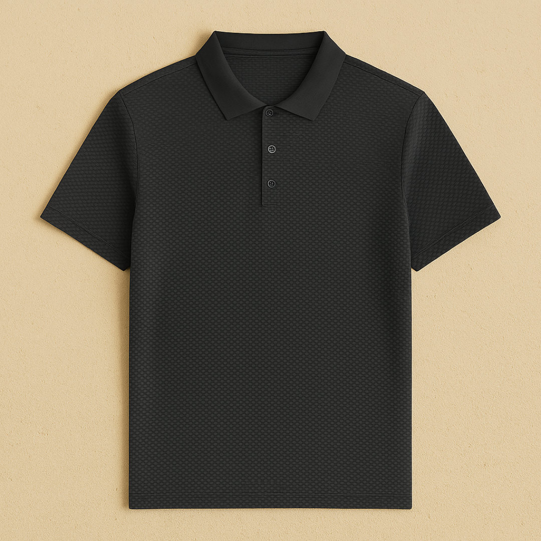 Elegante gebreide polo met korte mouwen 3