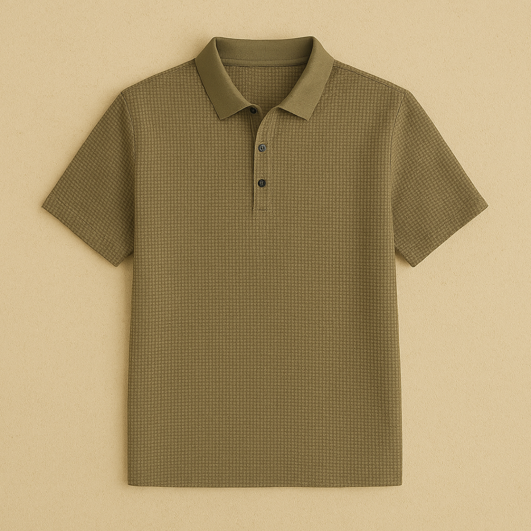 Elegante gebreide polo met korte mouwen 5