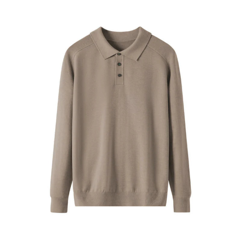 Joel - Wool Polo met lange mouwen 4
