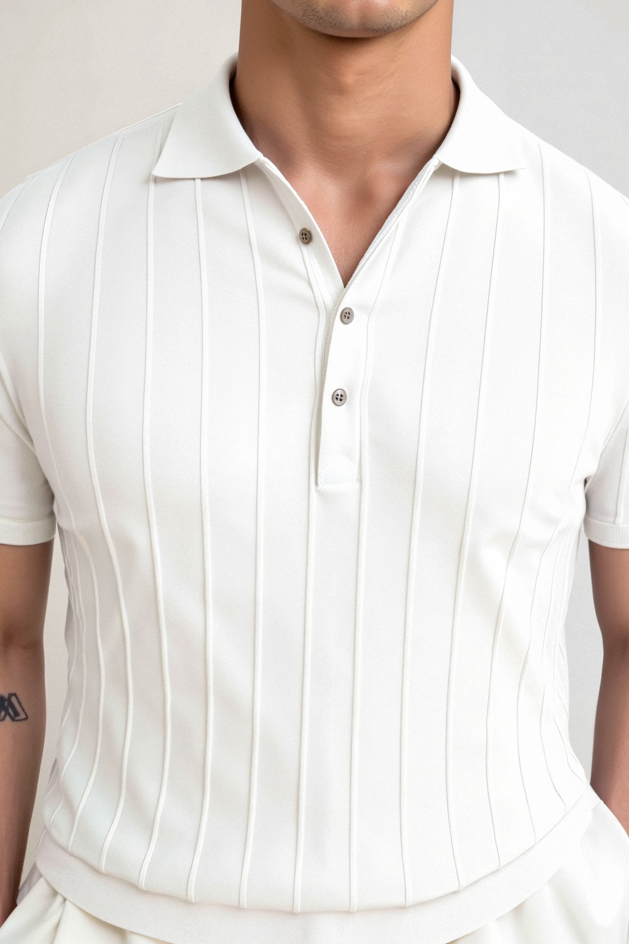Jordan - gebreide poloshirt 6