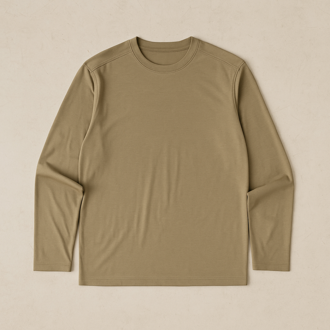 Klassiek T-shirt met lange mouwen met lange mouwen