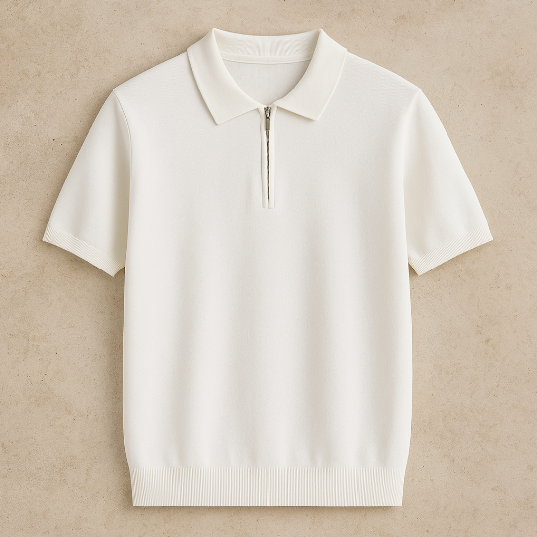 Lennox - gebreide zomerpolo shirt 2