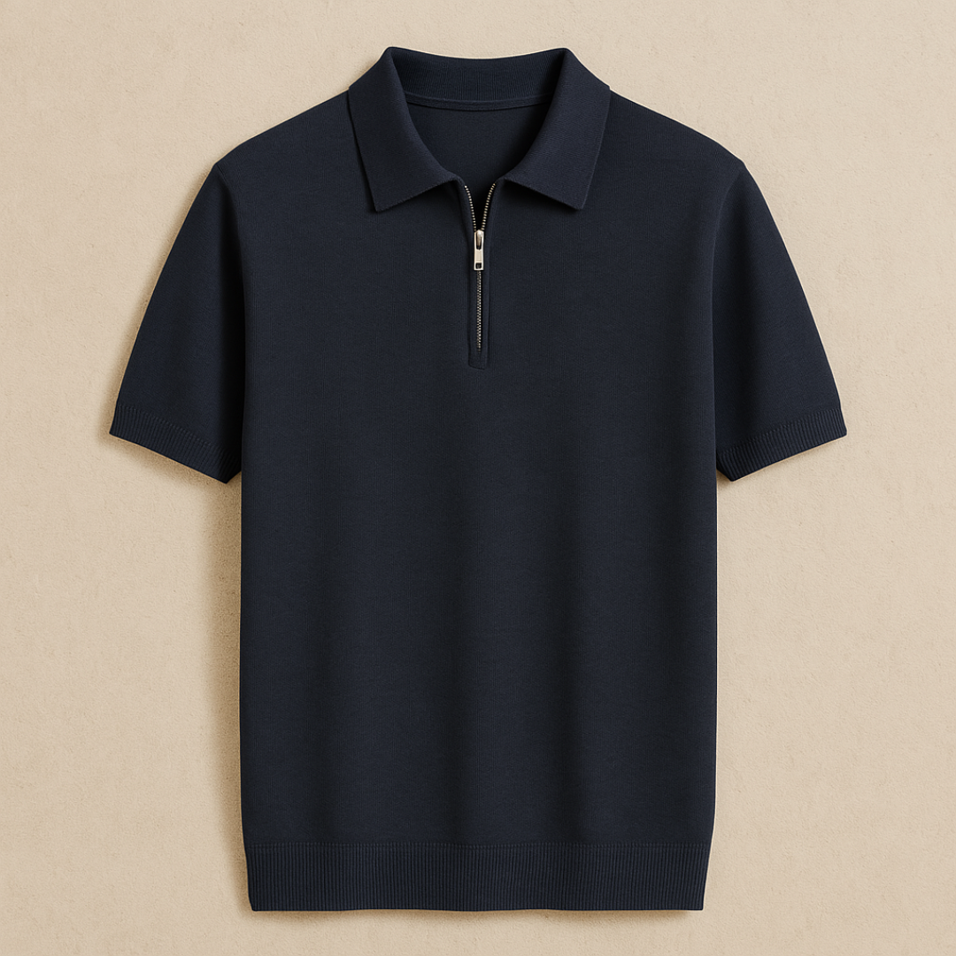 Lennox - gebreide zomerpolo shirt 4