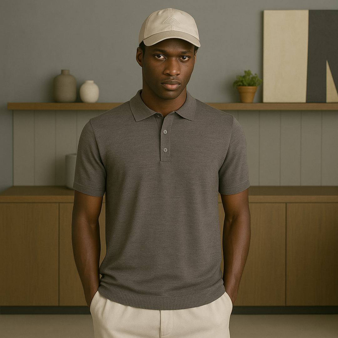 Lichtgewicht kasjmier zomerpolo shirt 4