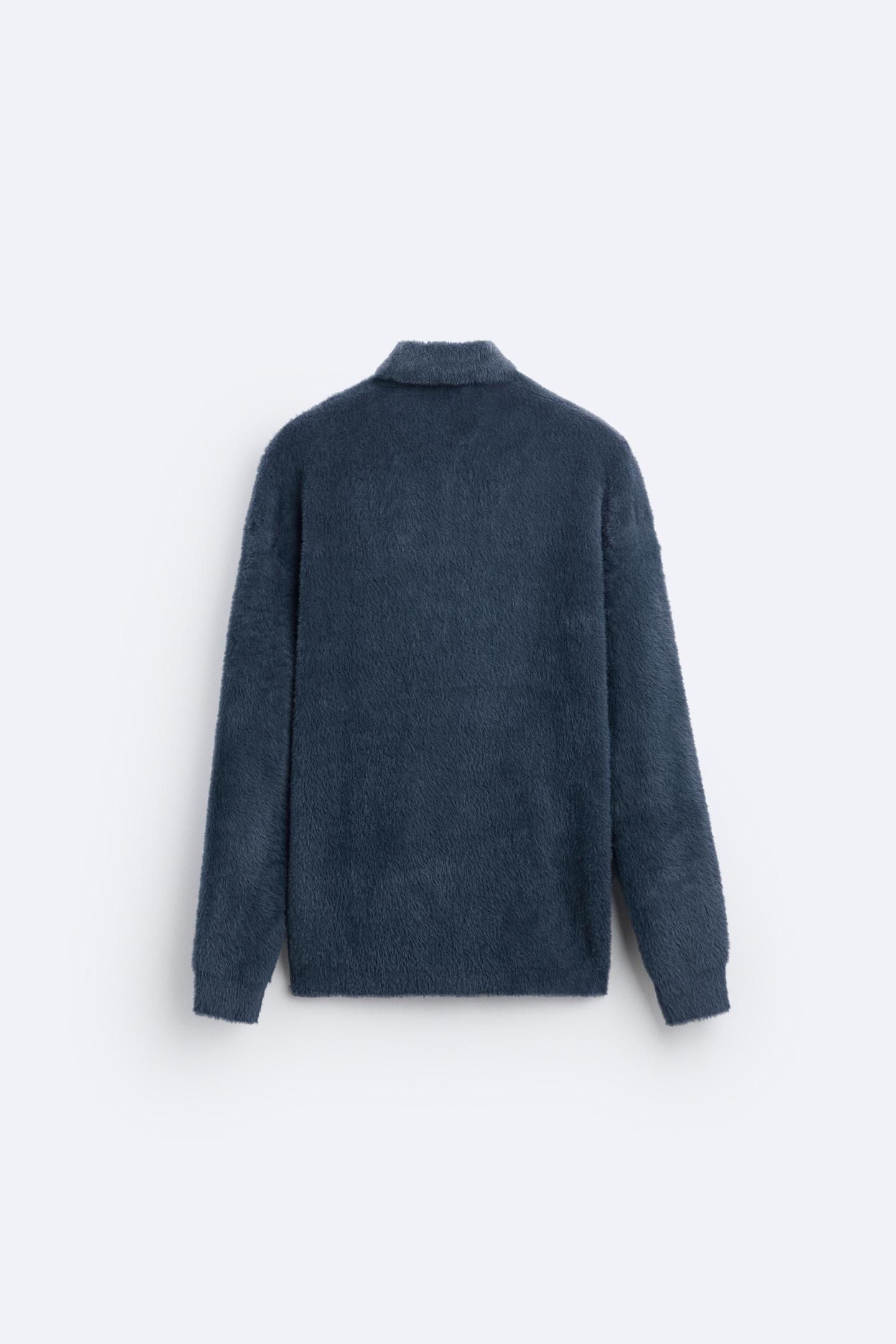 Oud geld gestructureerd poloshirt 3