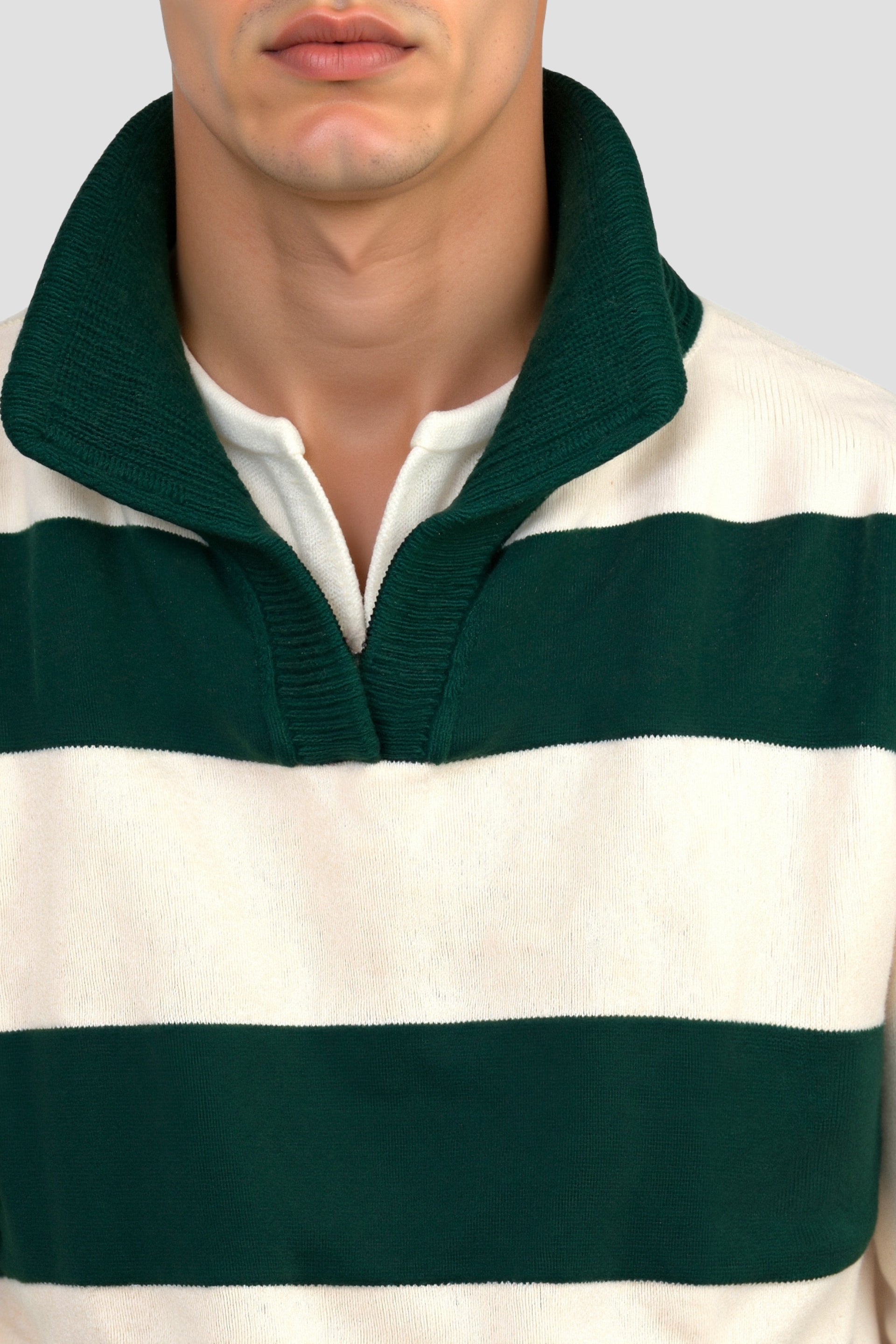Oud geld met lange mouwen polo 3