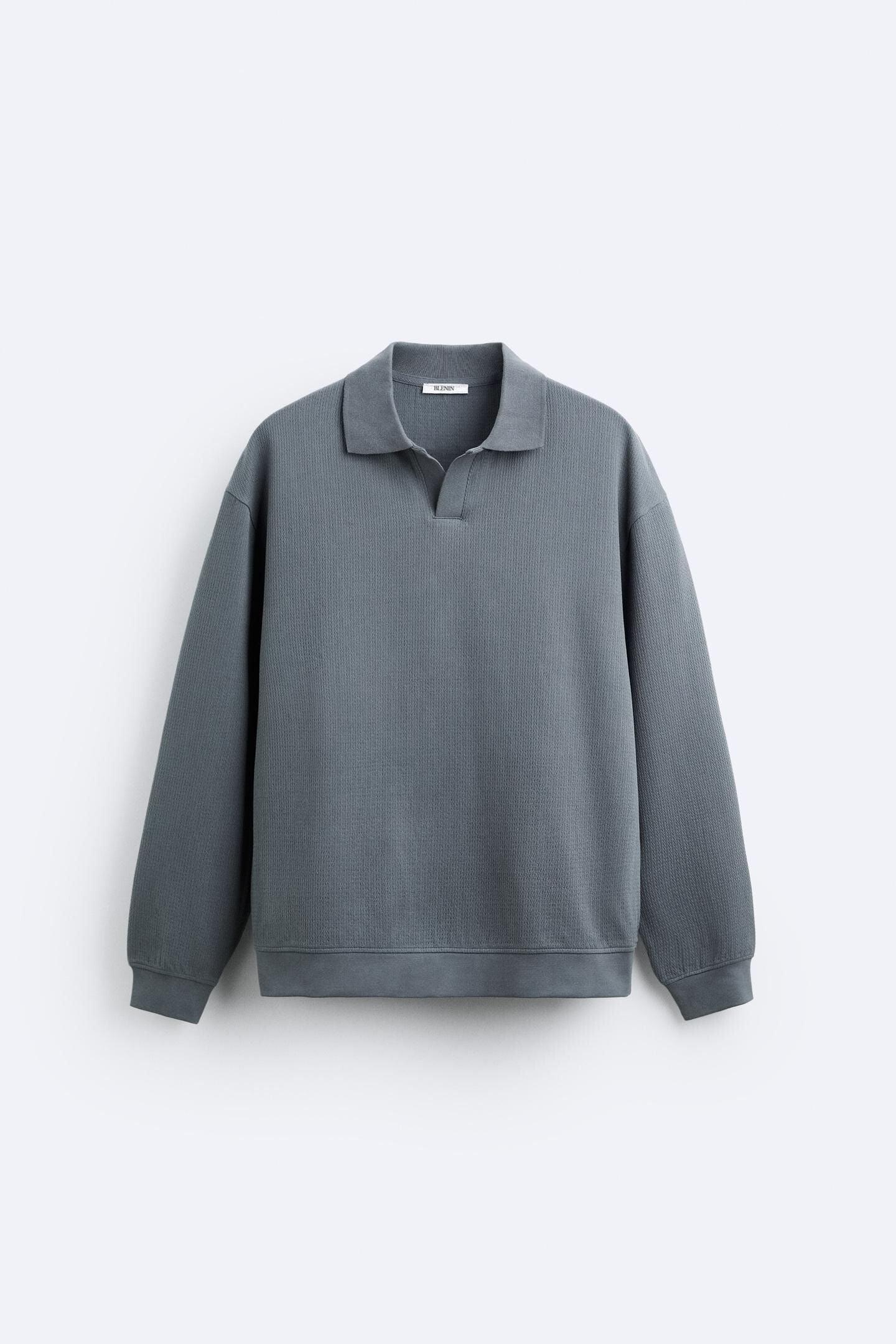 Oud geld met lange mouwen polo 5