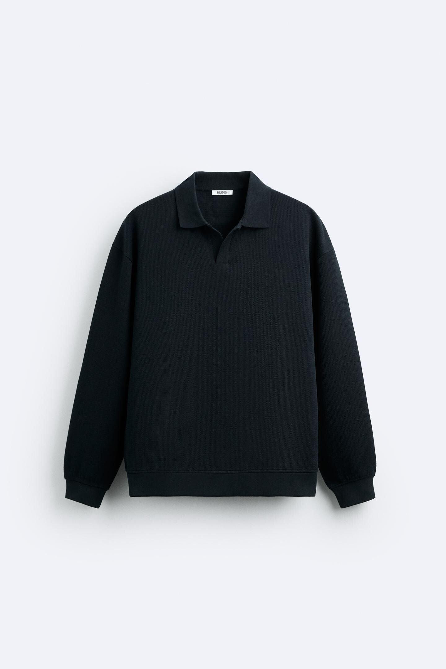 Oud geld met lange mouwen polo 6