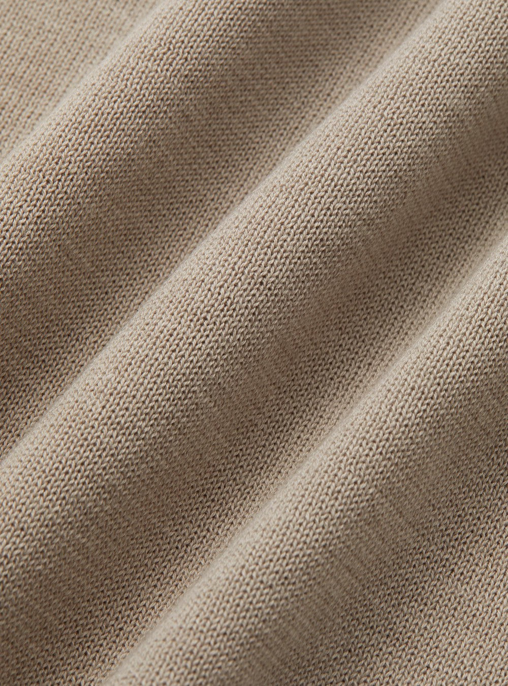 Oud geld taupe buttonless polo 4