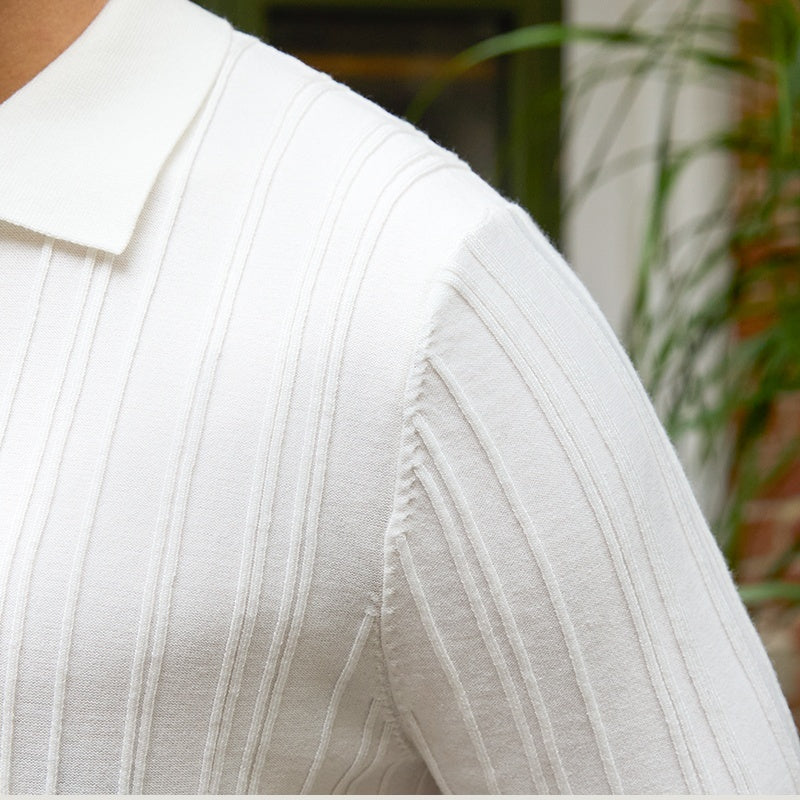 Oud geld zip poloshirt 4