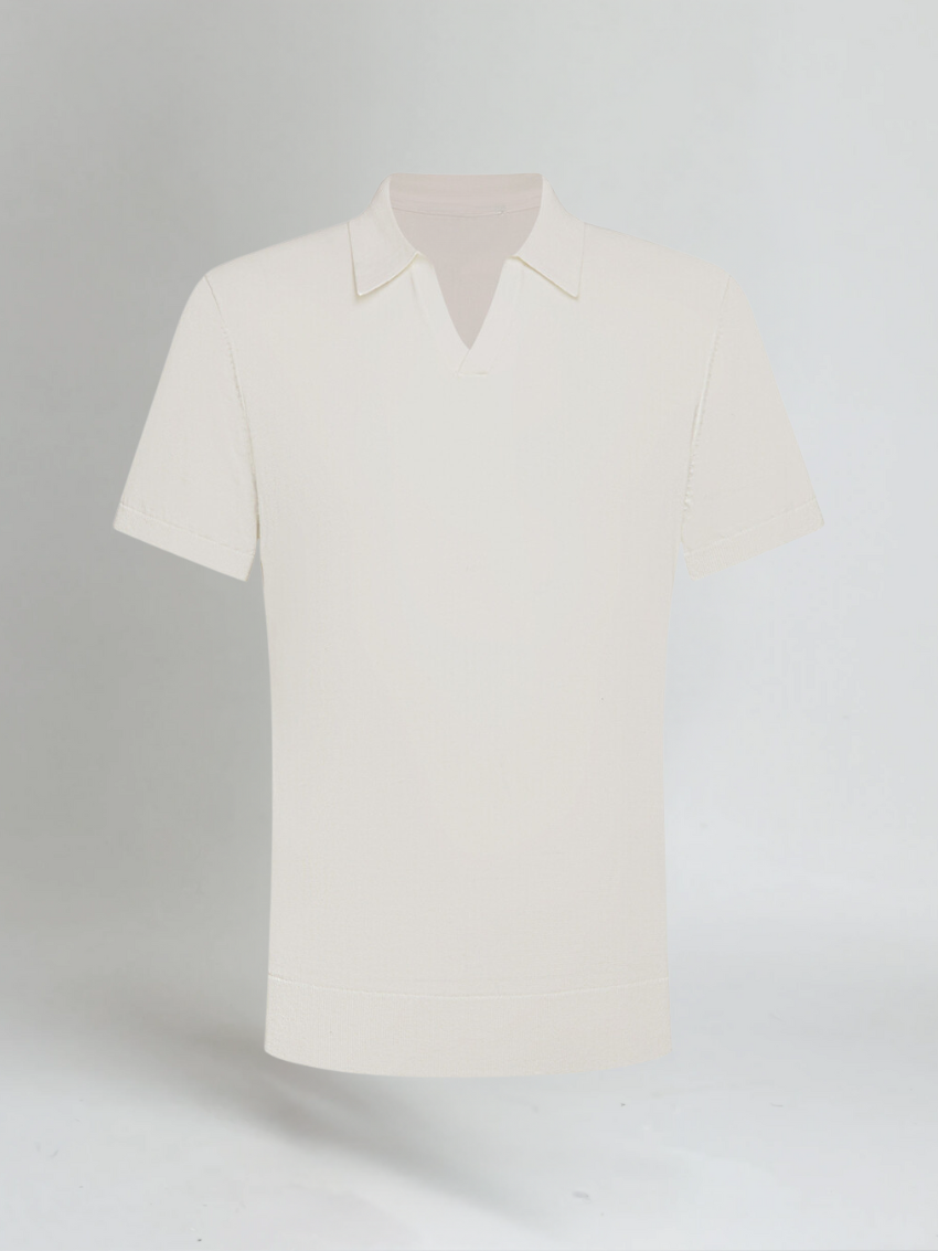 Oud geld zonder knooploos poloshirt 2