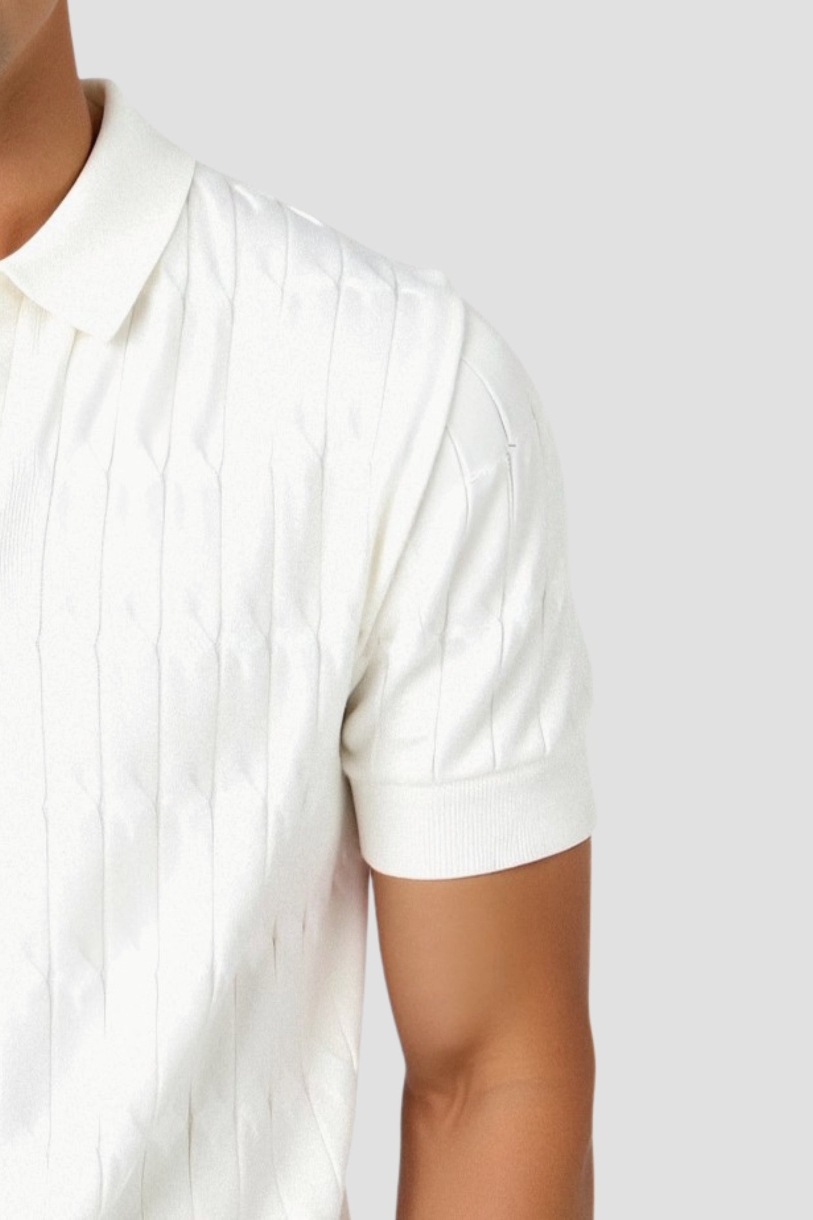 Oude Moeny gebreide polo T-shirt 6