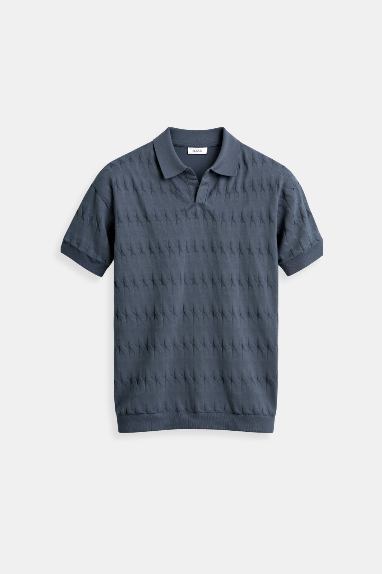 Oude Moeny gebreide polo T-shirt 8