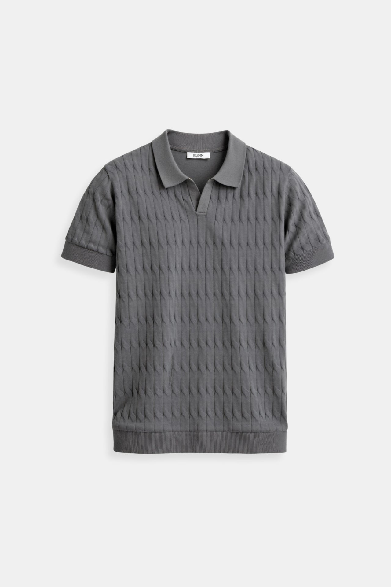 Oude Moeny gebreide polo T-shirt 9