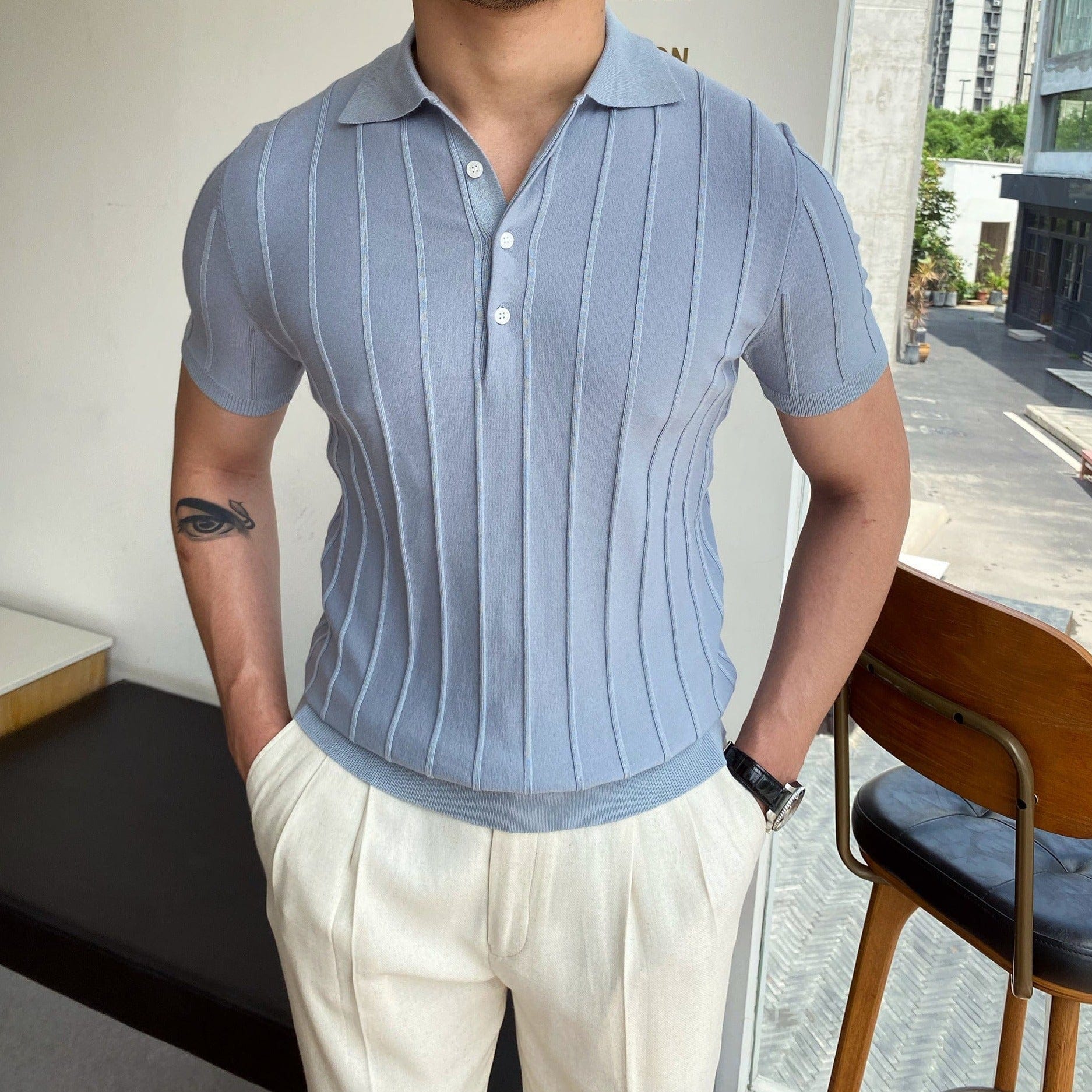 Randolph - Turn -down Collar Polo Shirt 2