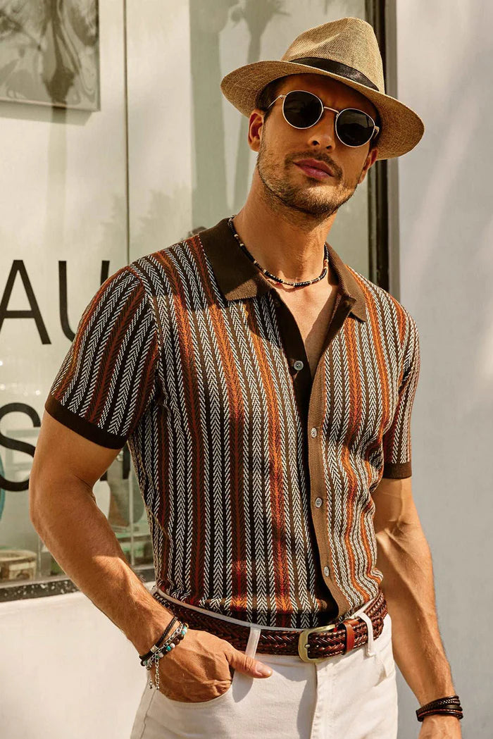Rupert - retro gestreepte poloshirt 4