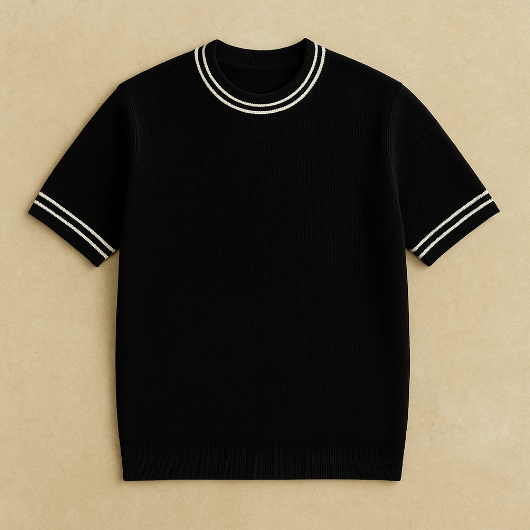 Vintage gebreide zomer T-shirt