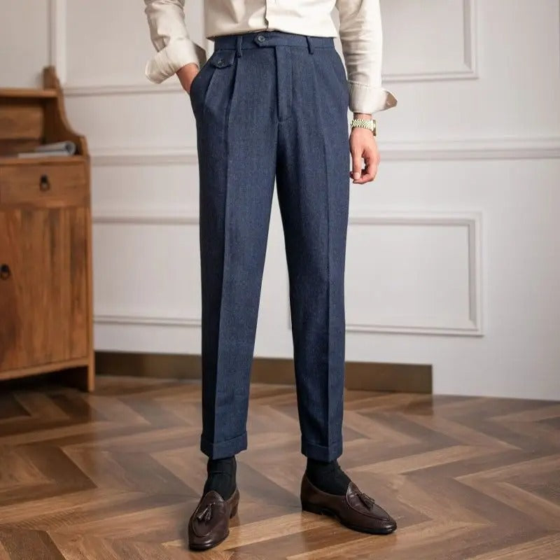 Variant image for Heren Broeken Old Money Style-8