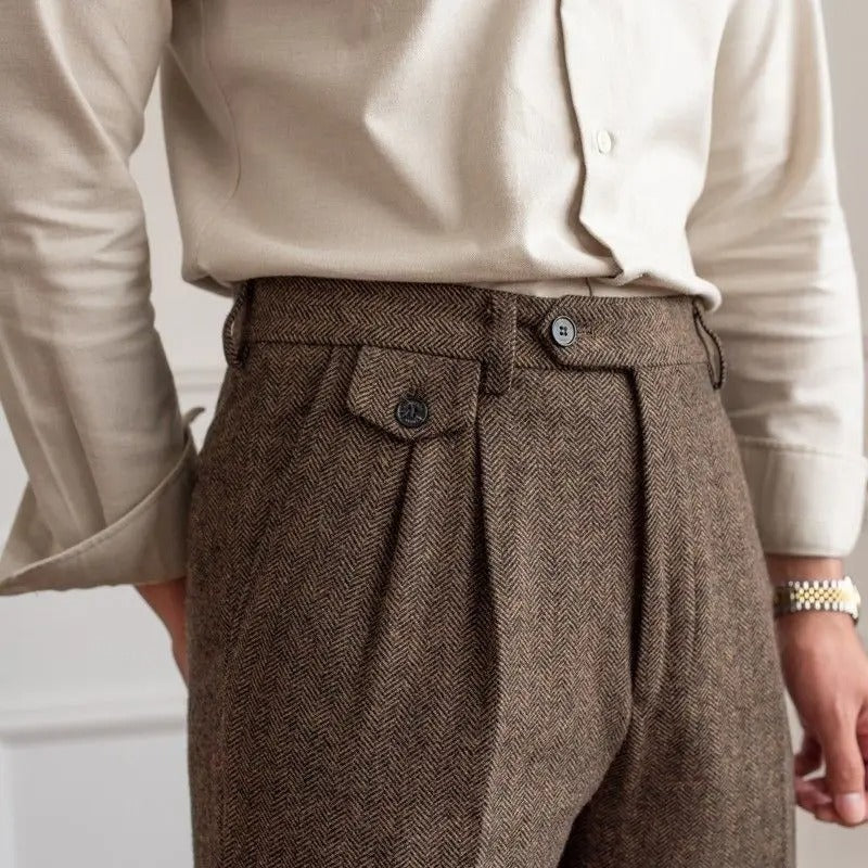 Heren Broeken Old Money Style 4