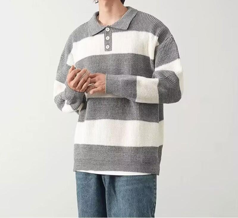Archie - Retro Polo Sweater 0