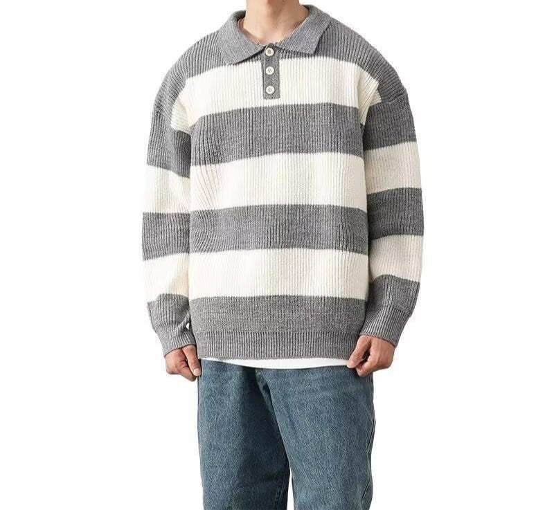 Archie - Retro Polo Sweater 1