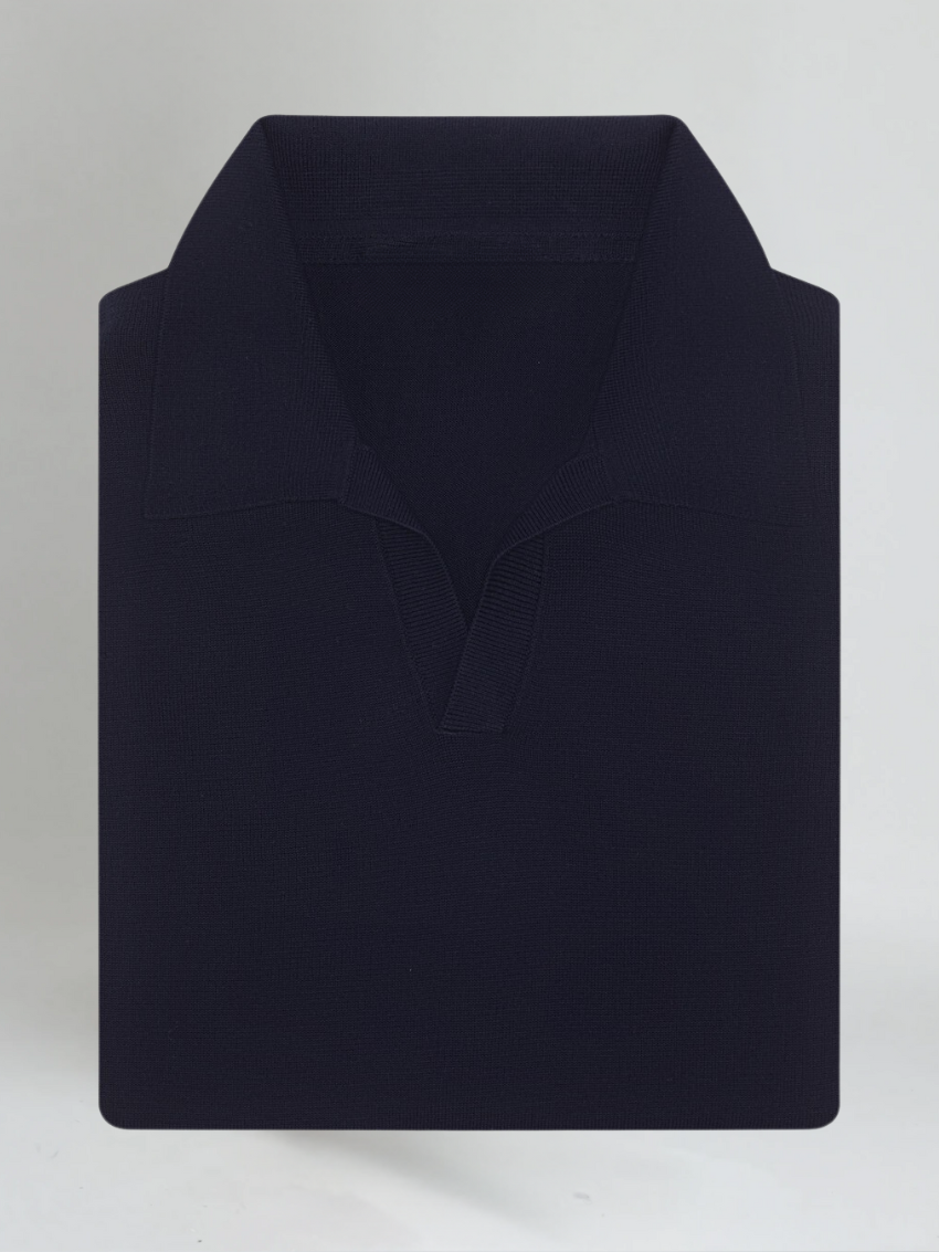 Basil - Premium knoploos gebreide polo 3