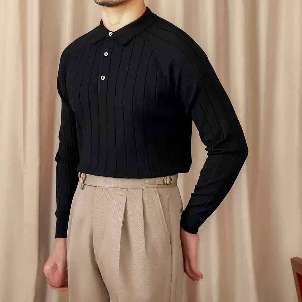 Charlton - Polo shirt met lange mouwen 1
