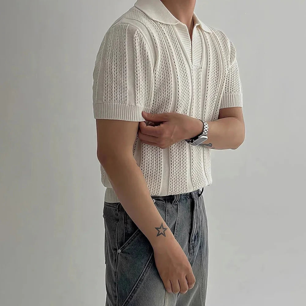 Drew - Haakpolo shirt 1