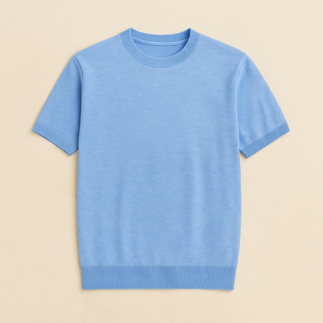 Elegant Cashwool short-mouw T-shirt