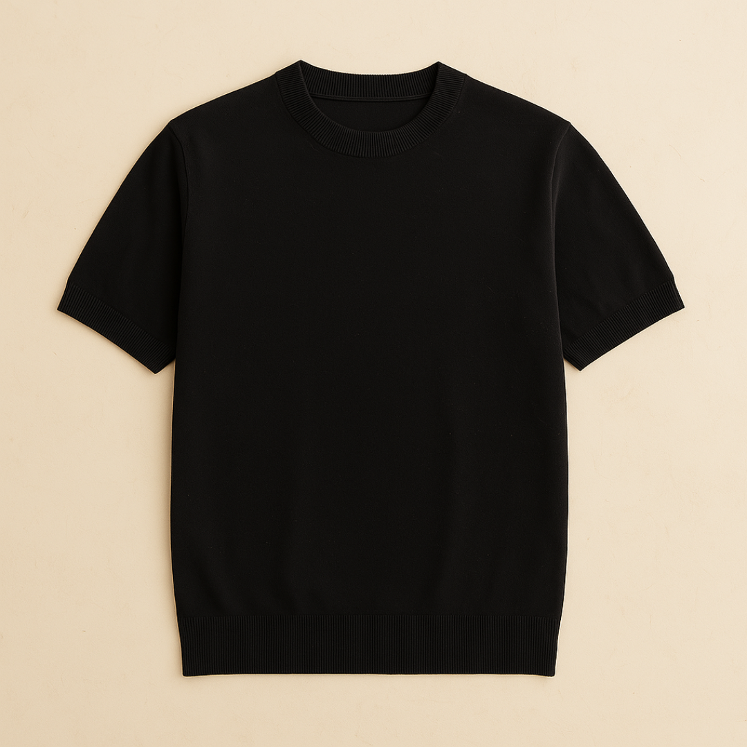 Elegant Cashwool short-mouw T-shirt