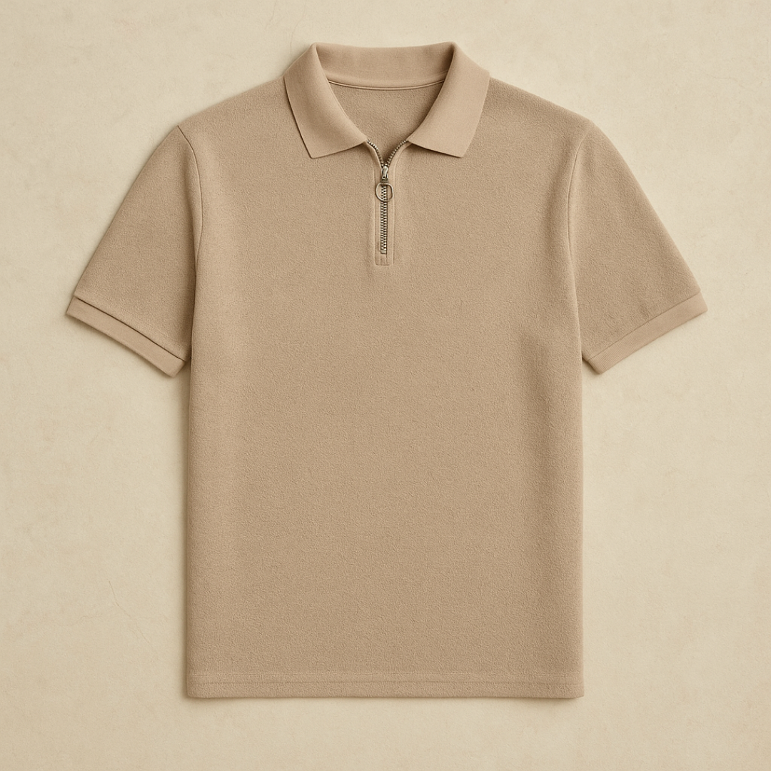Elegant gebreide zomerpolo shirt 1