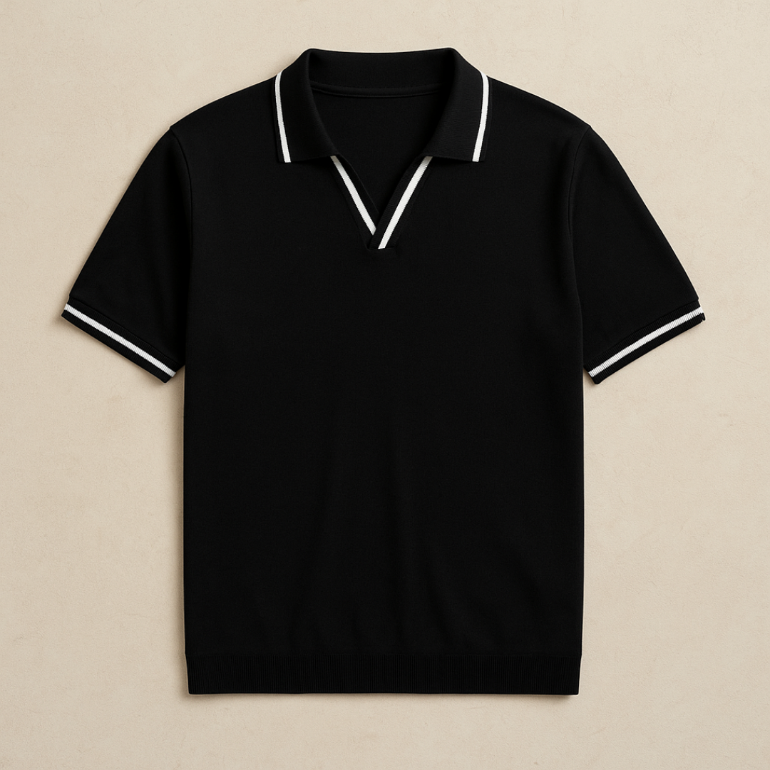 Elegant gebreide zomerpolo shirt 2