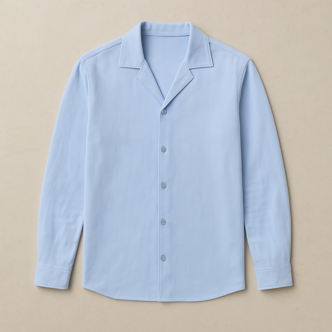 Elegant linnen kraag shirt