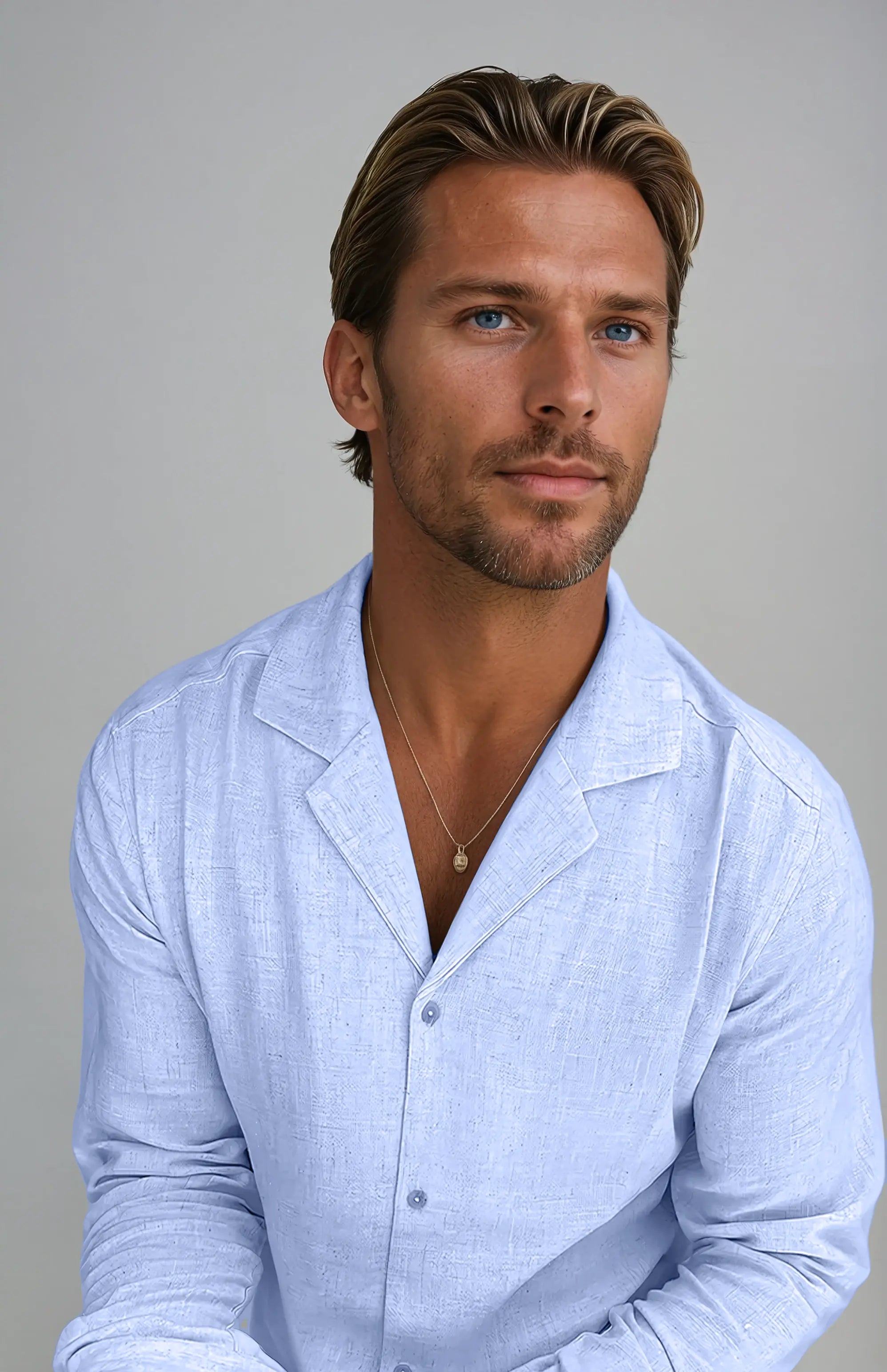 Hector - Classic Linen Beach Hemd