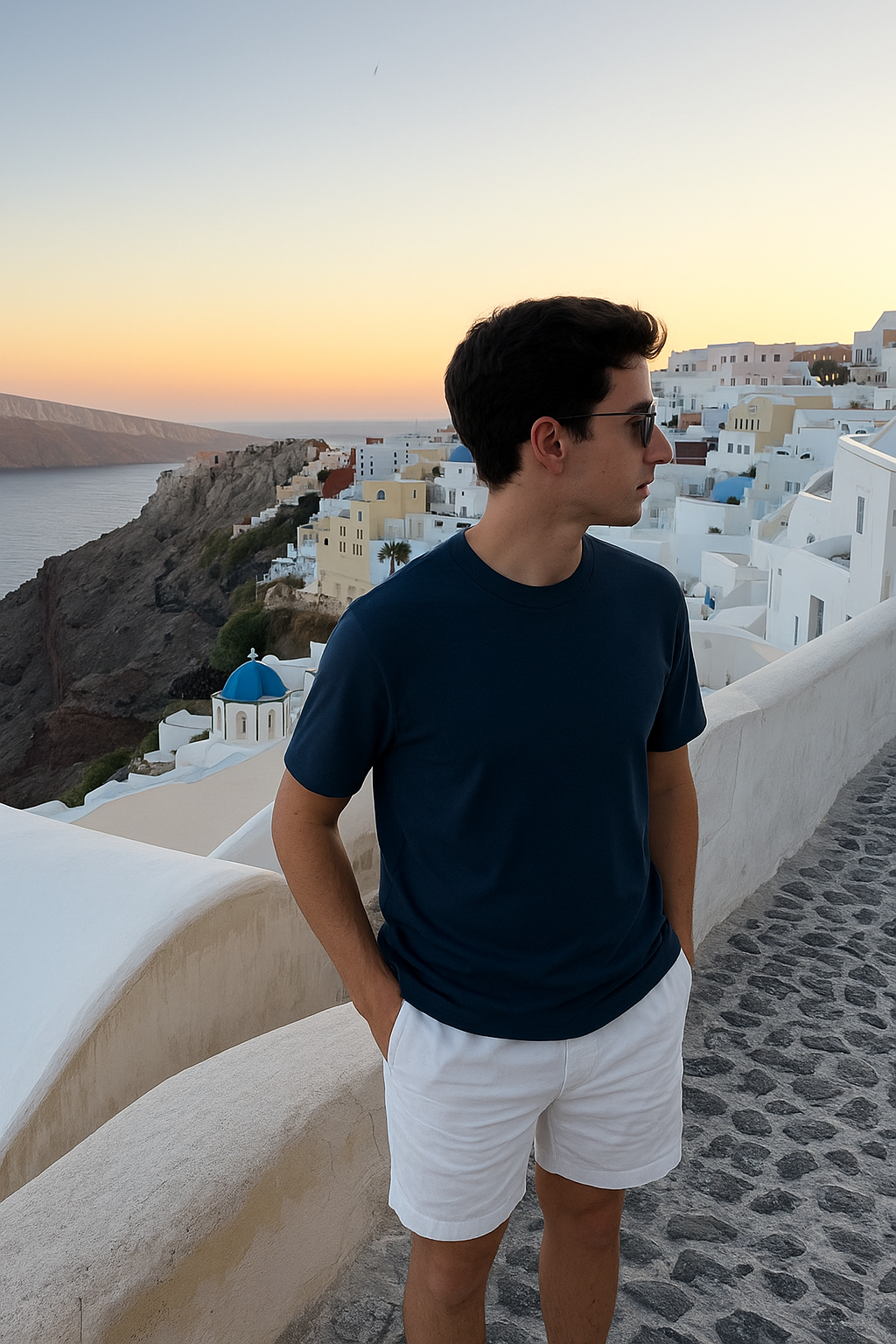 Kreta - Old Money crewneck t-shirtt