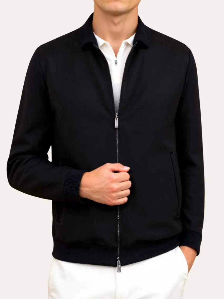 Kevin - Classic Polo Zip Jacket 1