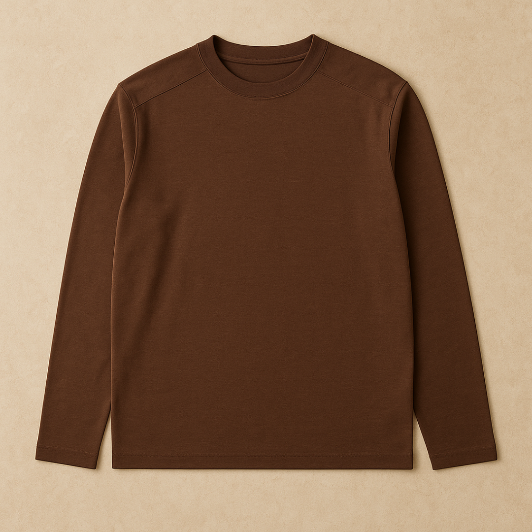 Klassiek T-shirt met lange mouwen met lange mouwen