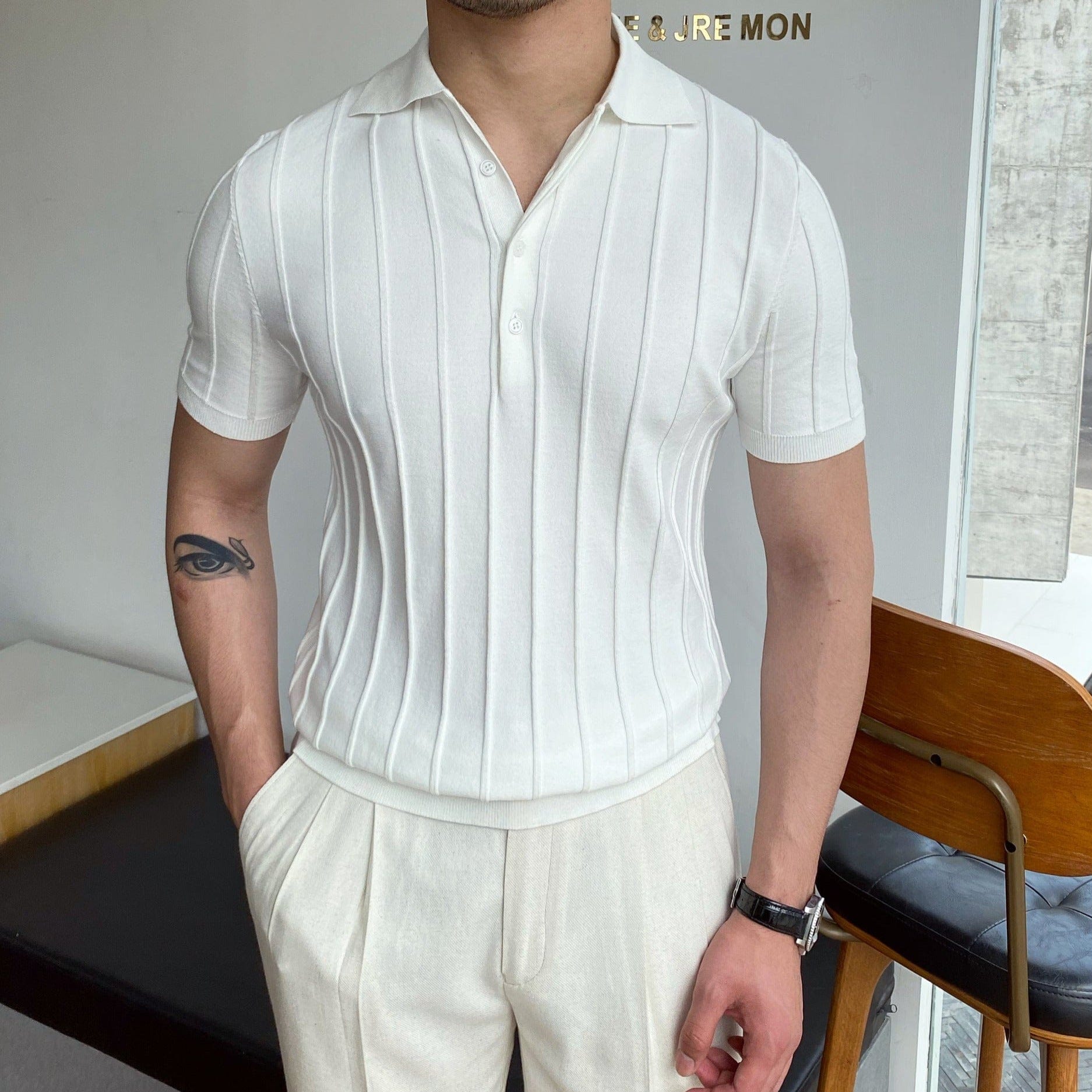 Randolph - Turn -down Collar Polo Shirt 0