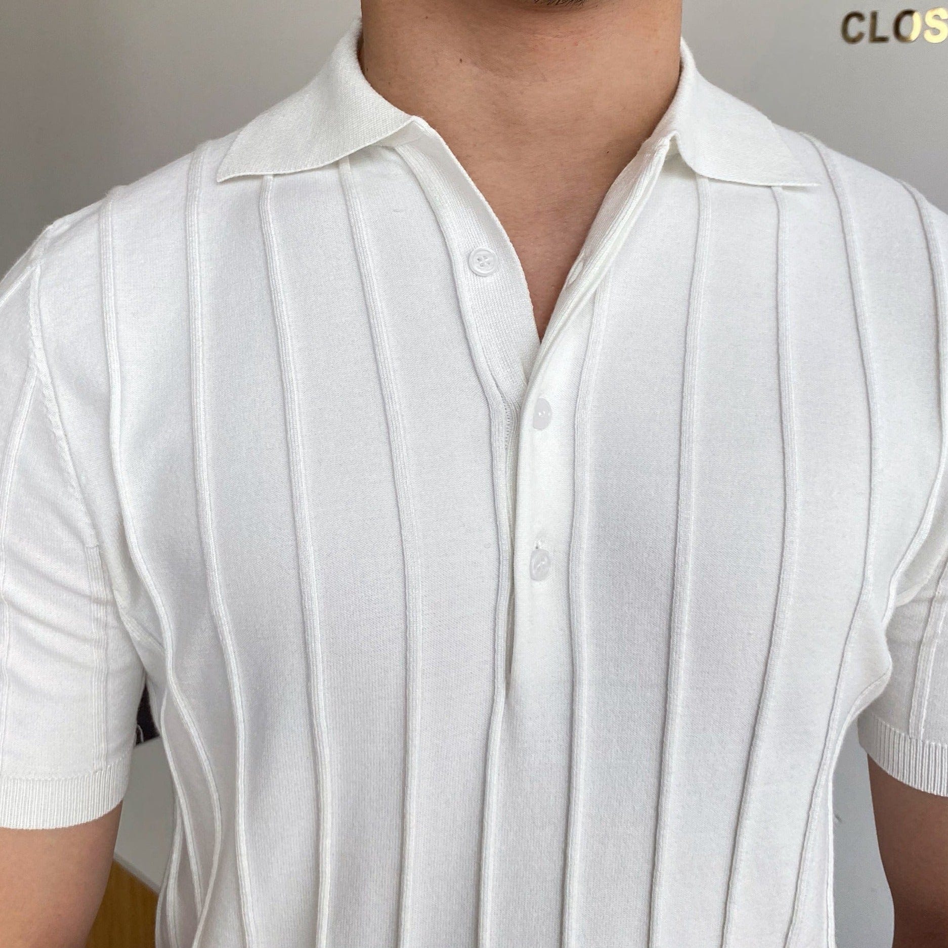Randolph - Turn -down Collar Polo Shirt 1